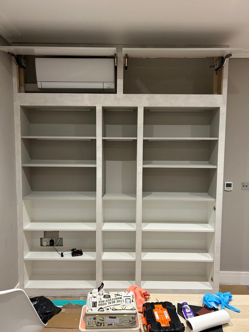 Ikea Billy Bookcase Built-In Hack