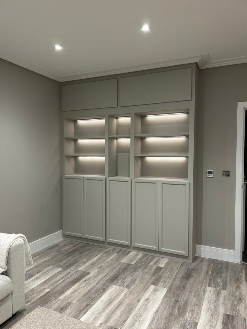 Ikea Billy Bookcase Built-In Hack