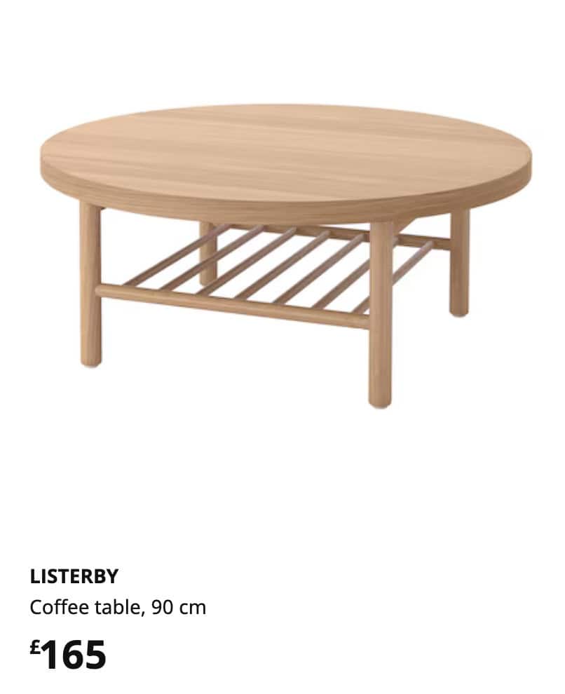 Ikea Listerby coffee table