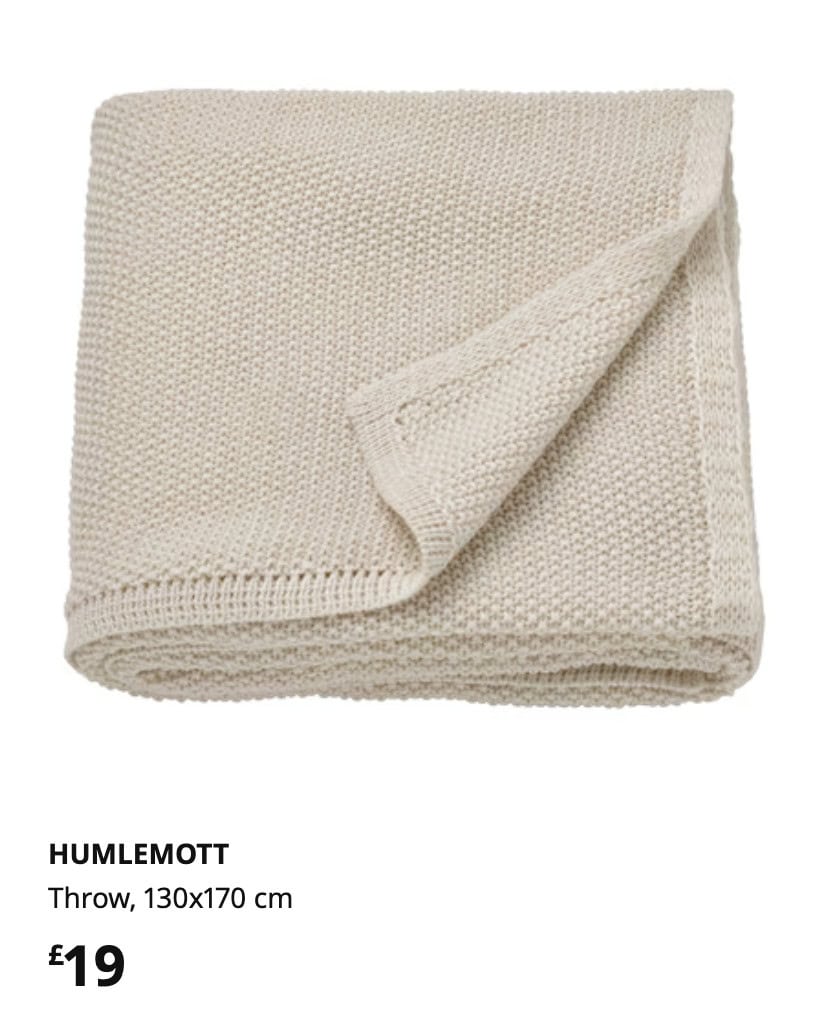 Ikea Humlemott throw