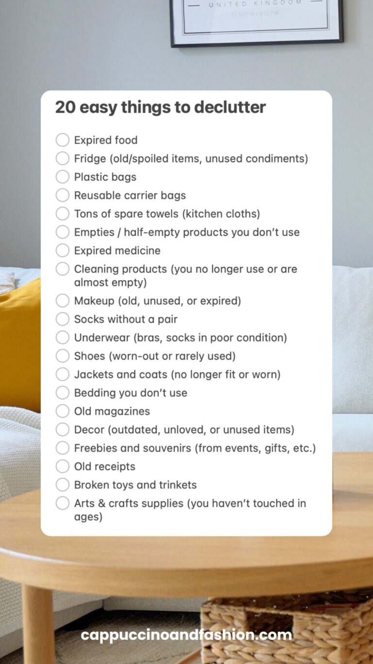 Declutter Things 20 Easy Things to Declutter from your Home Right Now - Madeline Hegedus
